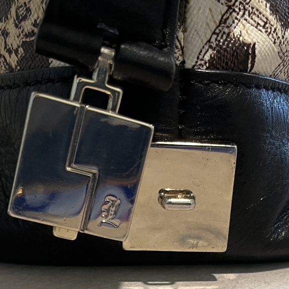 Rare L.A.M.B. By Gwen Stefani Kingston Bowler Bag in Excellent Used Cond… - Picture 13 of 16